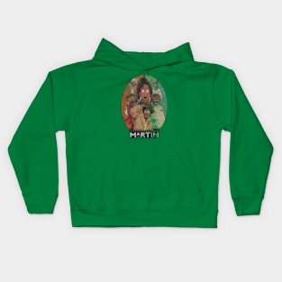 black tv shows martin vintage Kids Hoodie